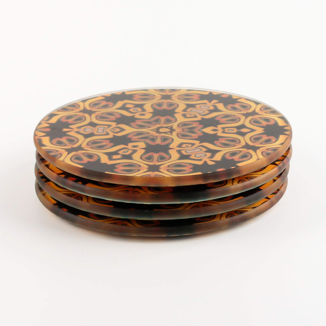 Luxury Gold &amp; Black Coaster set