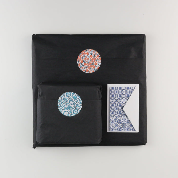 Pink and Teal Designer Coaster Set