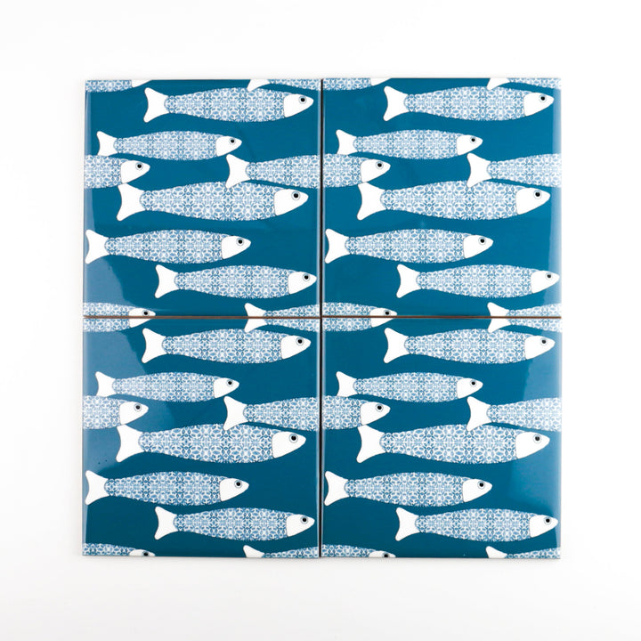 Ocean Shoal tile - Teal