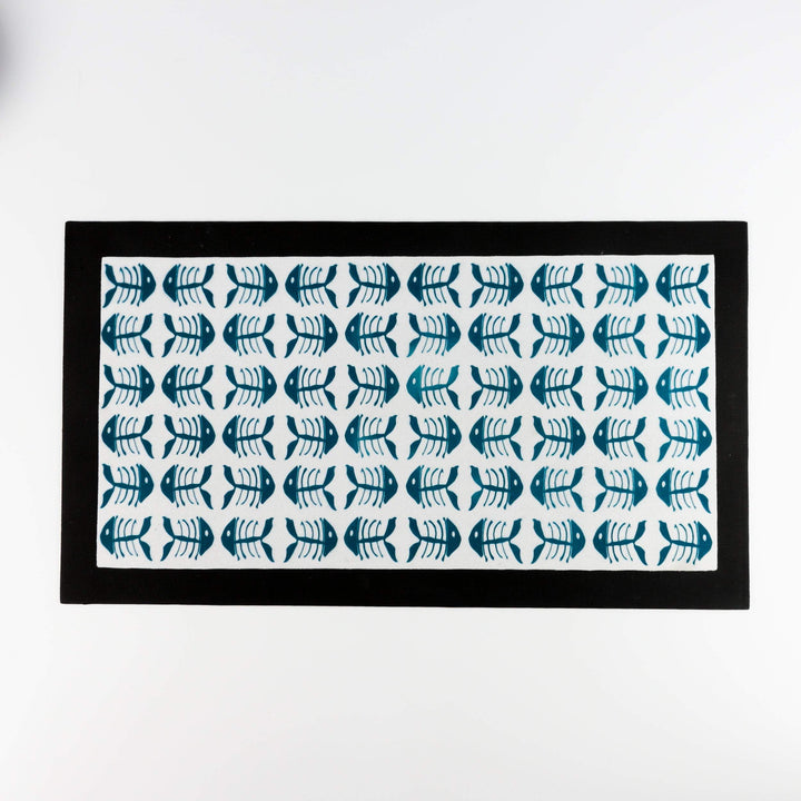 Blue and white &