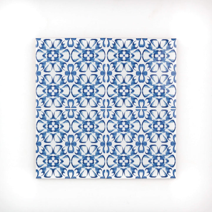 Delft kitchen tile - blue and white ceramic