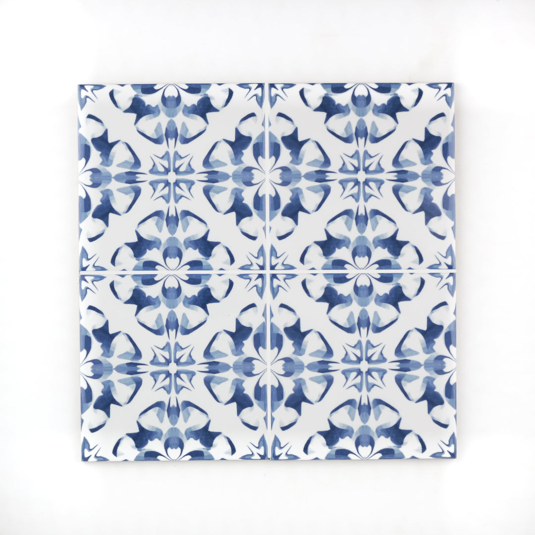 Blue Delft Mix-and-Match flower tiles
