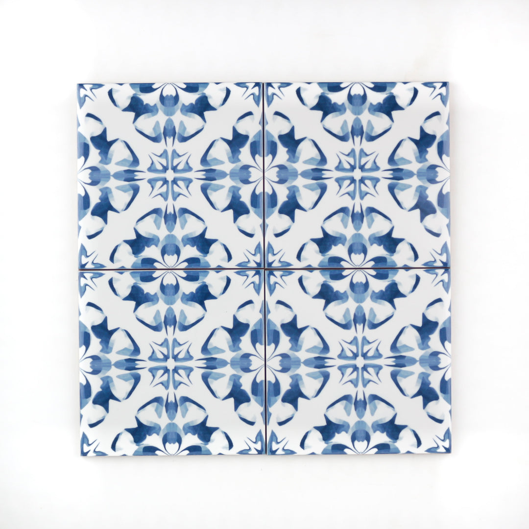 Blue Delft Mix-and-Match flower tiles