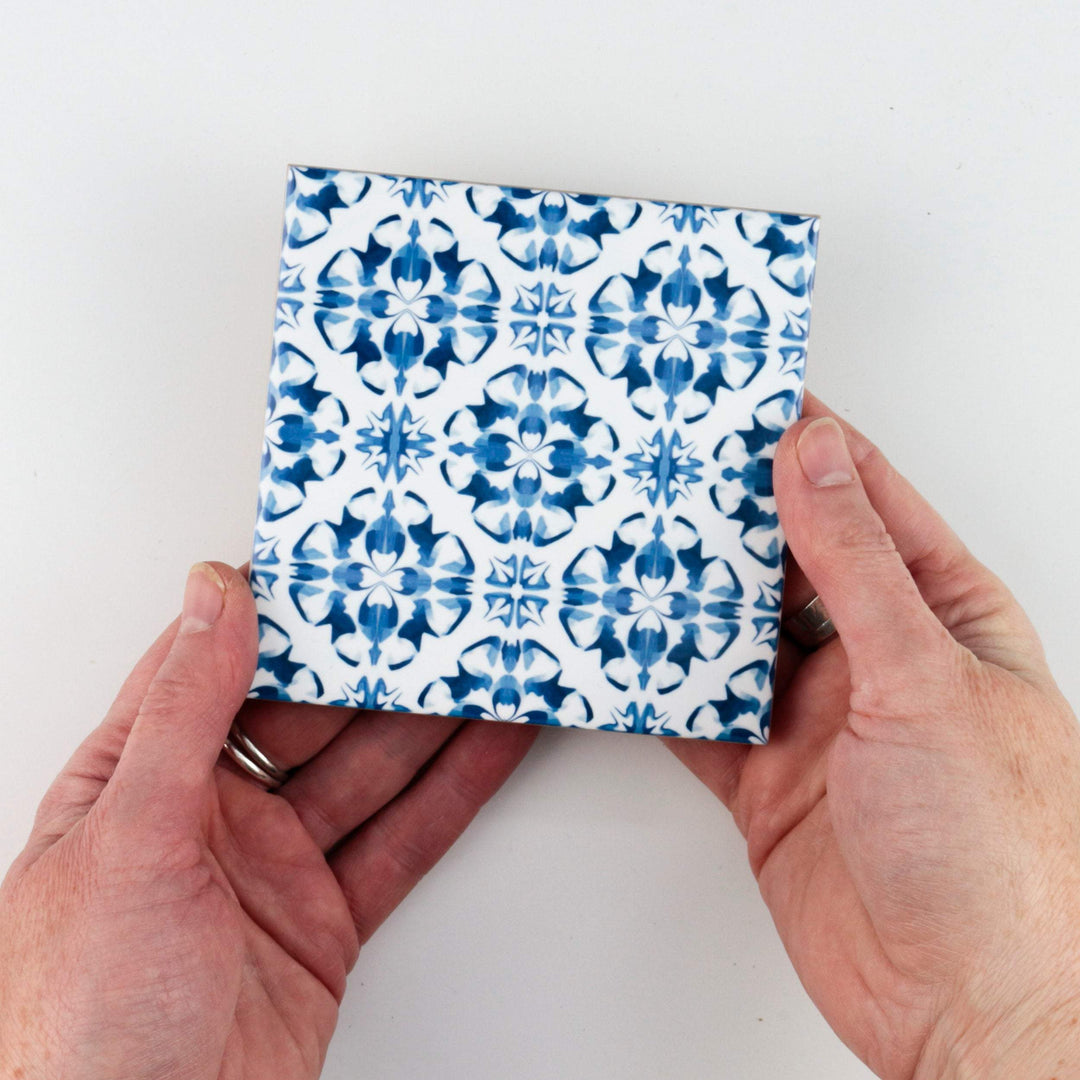 Delft kitchen tile - blue and white ceramic