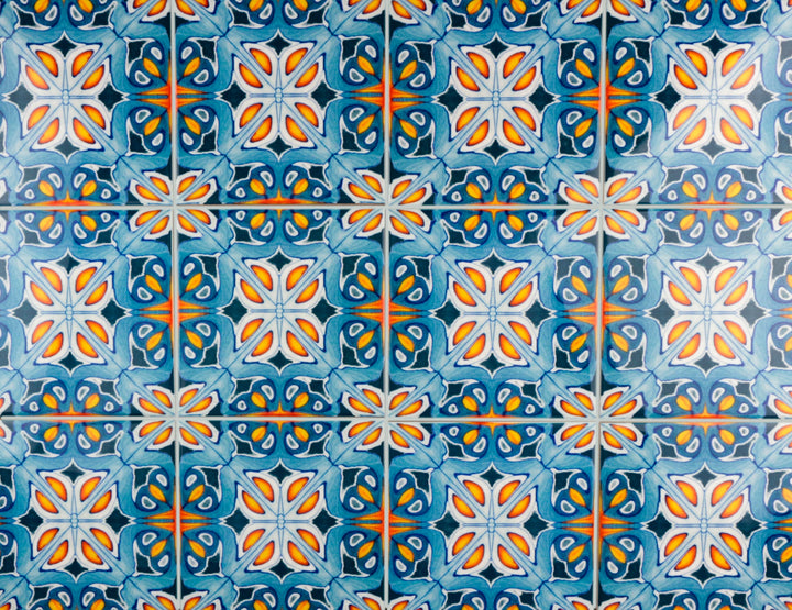 Alhambra Tile - flower centre