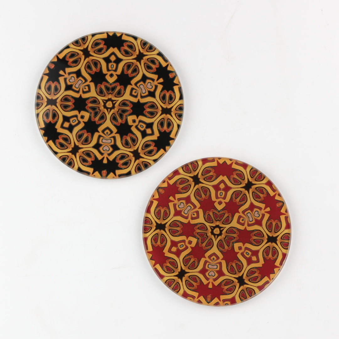 Luxury Gold &amp; Black Coaster set