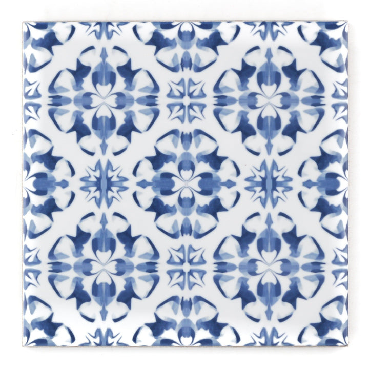 Delft kitchen tile - blue and white ceramic