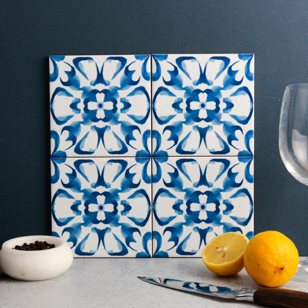 Delft Blue and White Tile