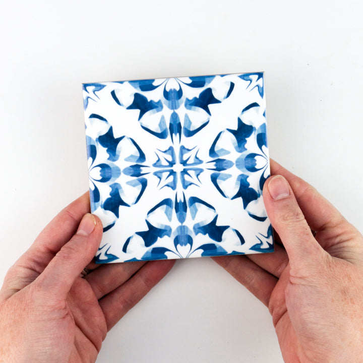 Blue Delft Mix-and-Match flower tiles