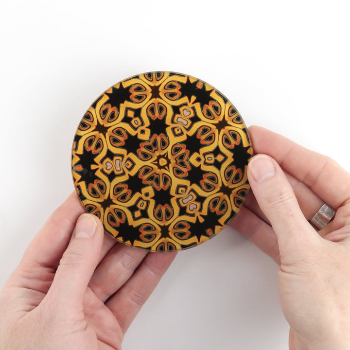 Luxury Gold &amp; Black Coaster set
