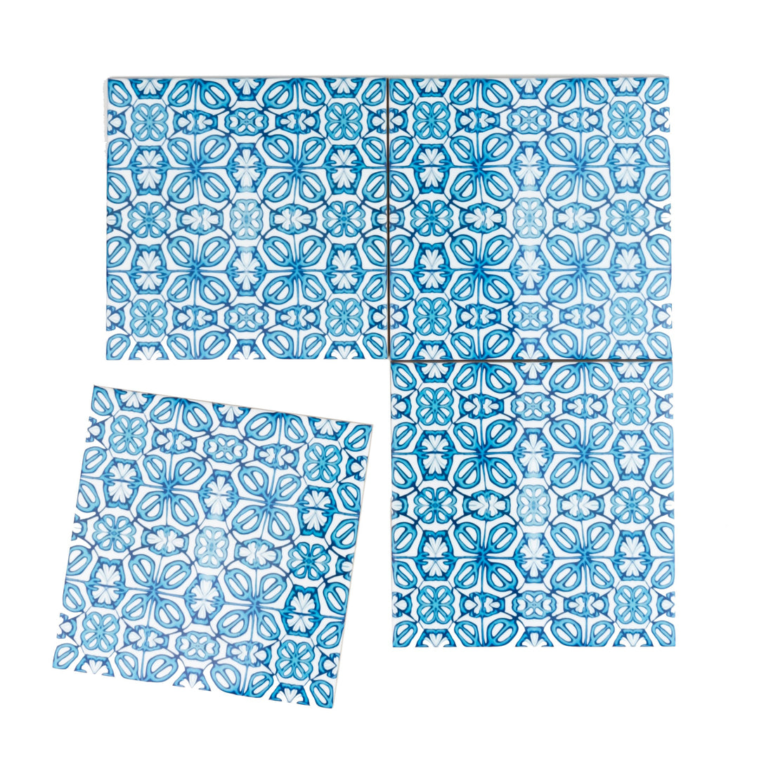 Blue Turkish Flower tiles