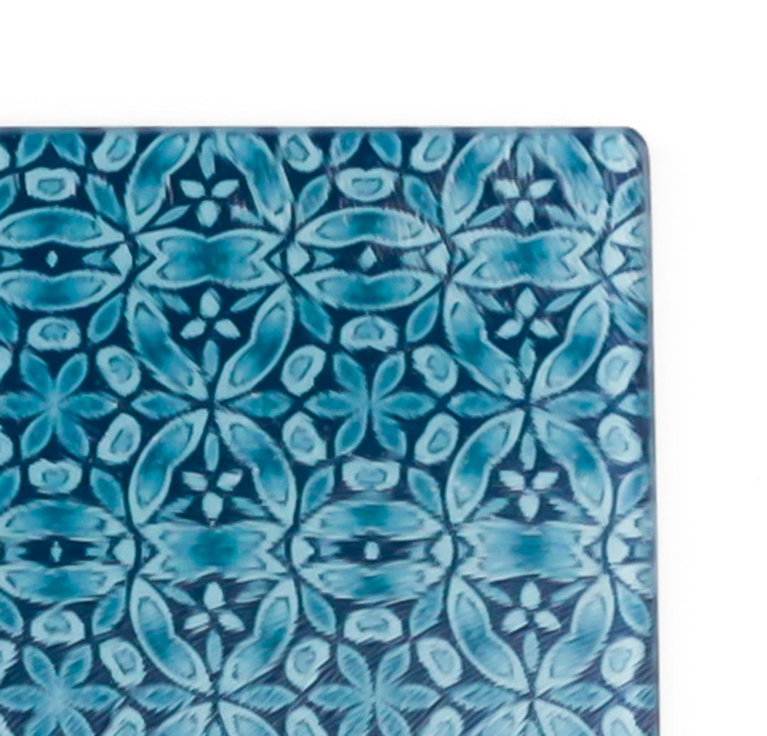 Large Liberty Dark Blue Flower Worktop Protector