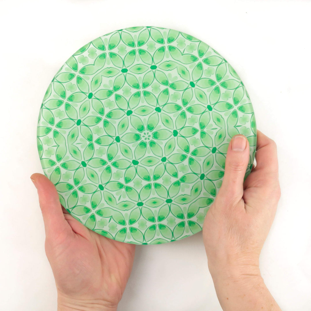 Pea Green Worktop protector - fresh green herb chopping board