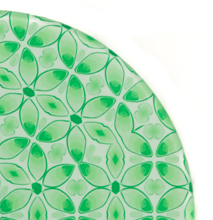 Pea Green Worktop protector - fresh green herb chopping board