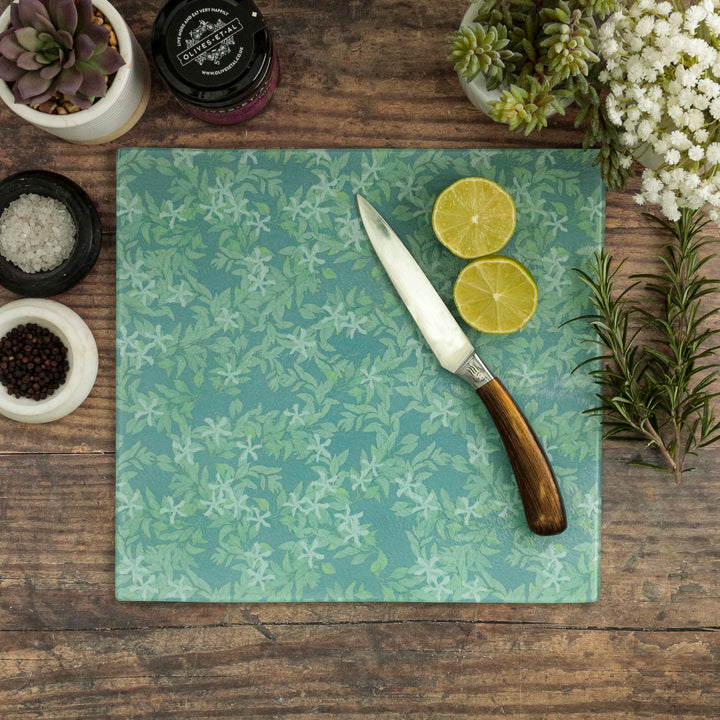 Jasmine Leaves Cutting Board