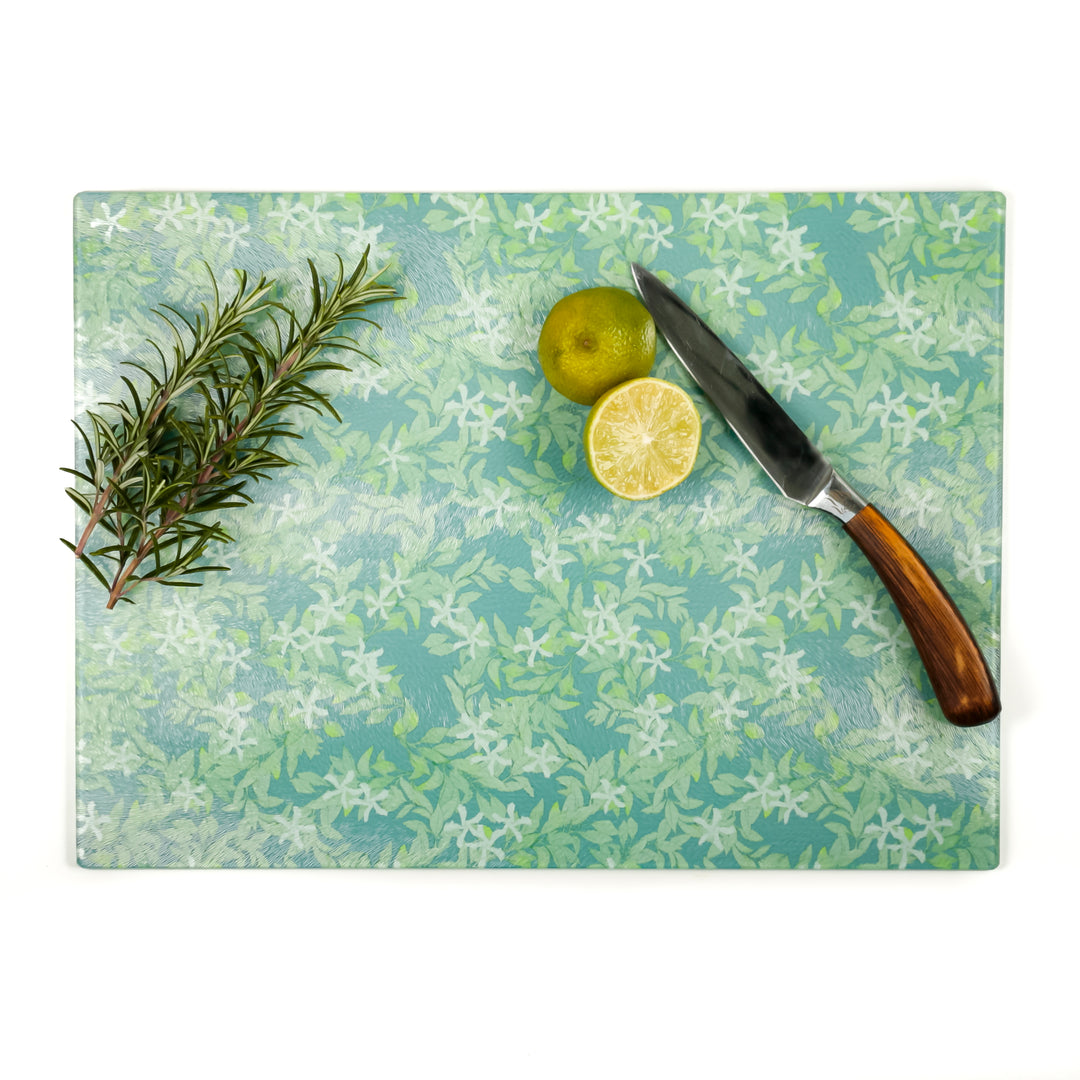 Jasmine Leaves Cutting Board