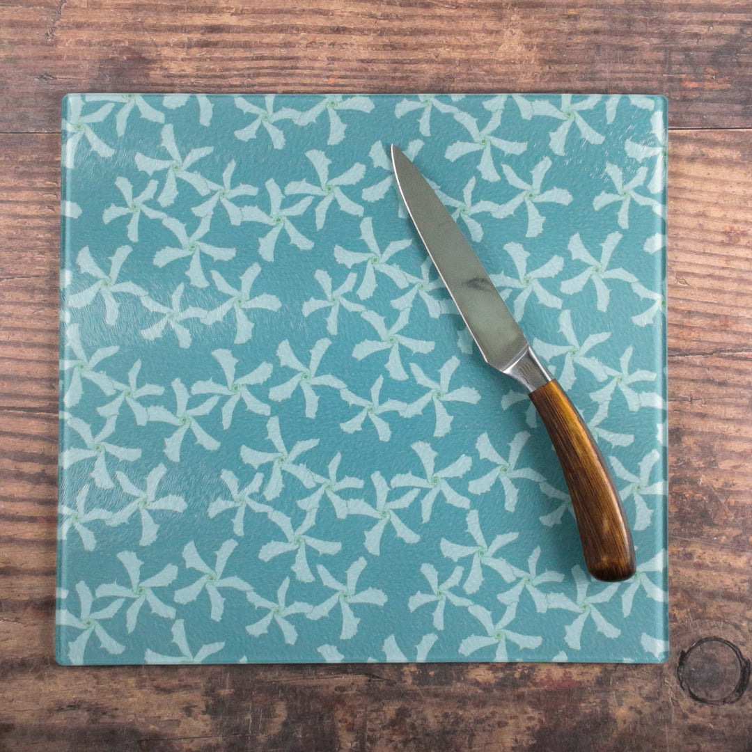 Jasmine Flower Worktop Protector (Blue)