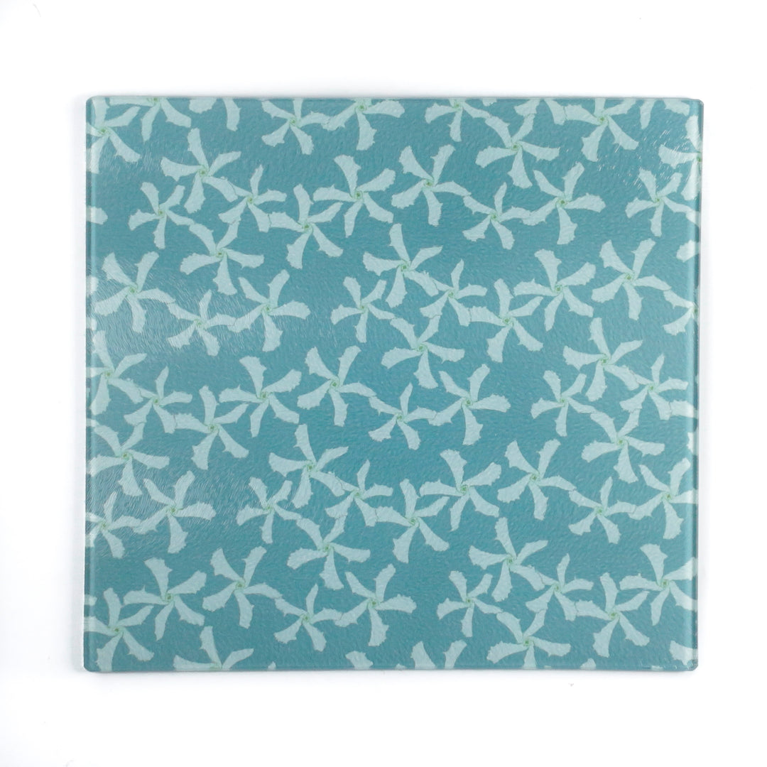 Jasmine Flower Worktop Protector (Blue)