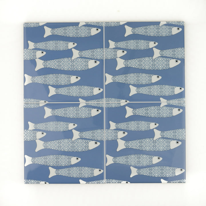 Ocean Shoal tile - Sky Blue