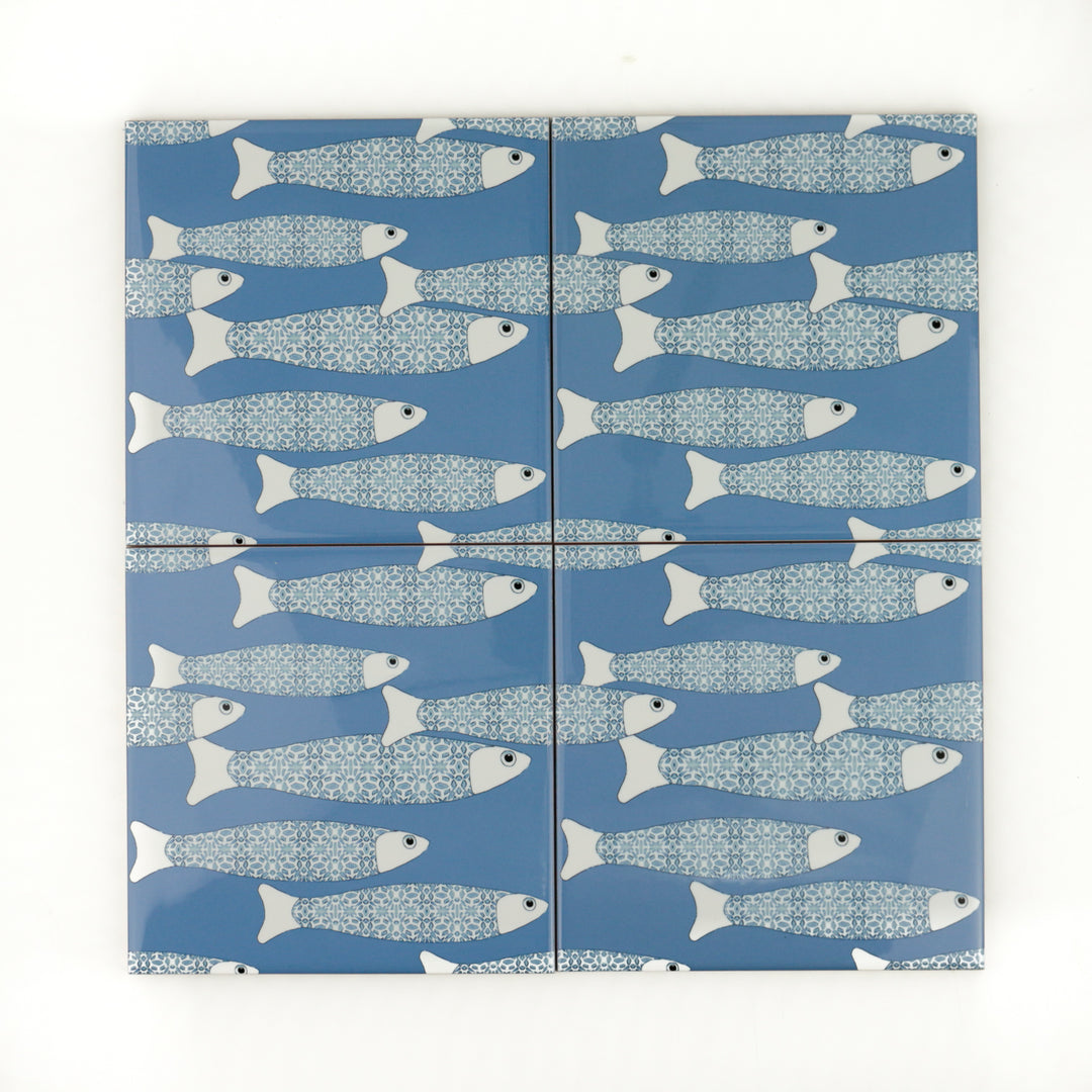Ocean Shoal tile - Sky Blue