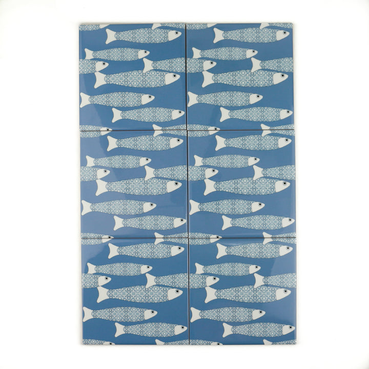 Ocean Shoal tile - Sky Blue