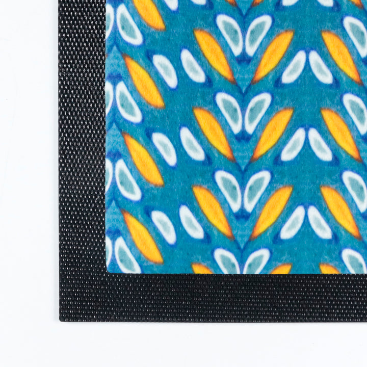 Peacock Feathers Pet Food Placemat