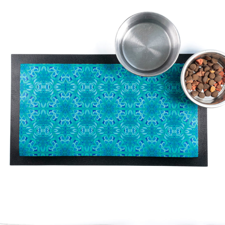 Agapanthus Pet Food Placemat