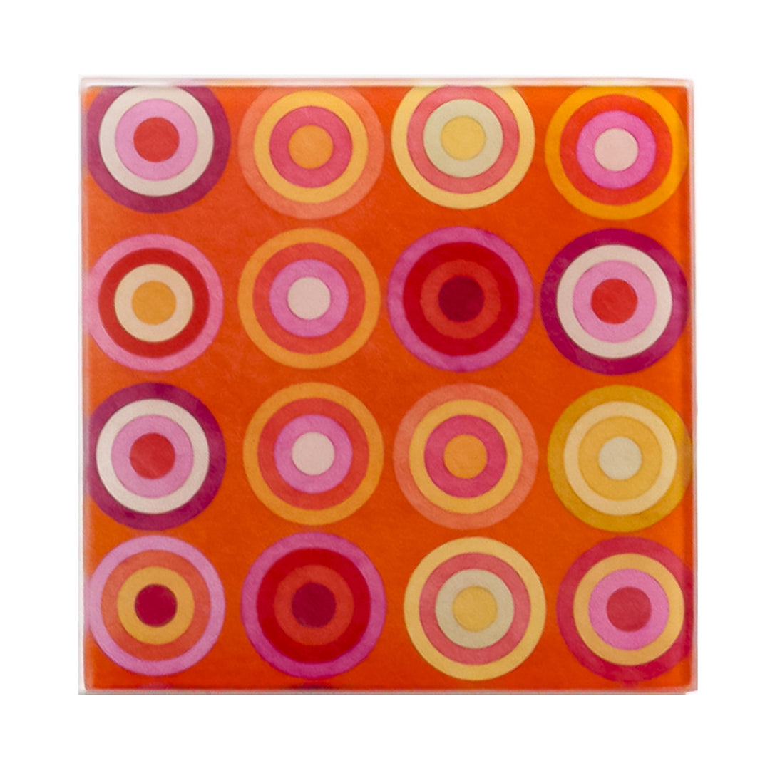 Hot Circles Coaster Set