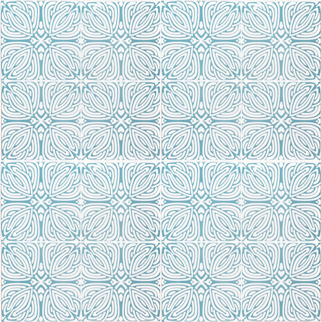 Slate Grey "Celtic Knot" design tile