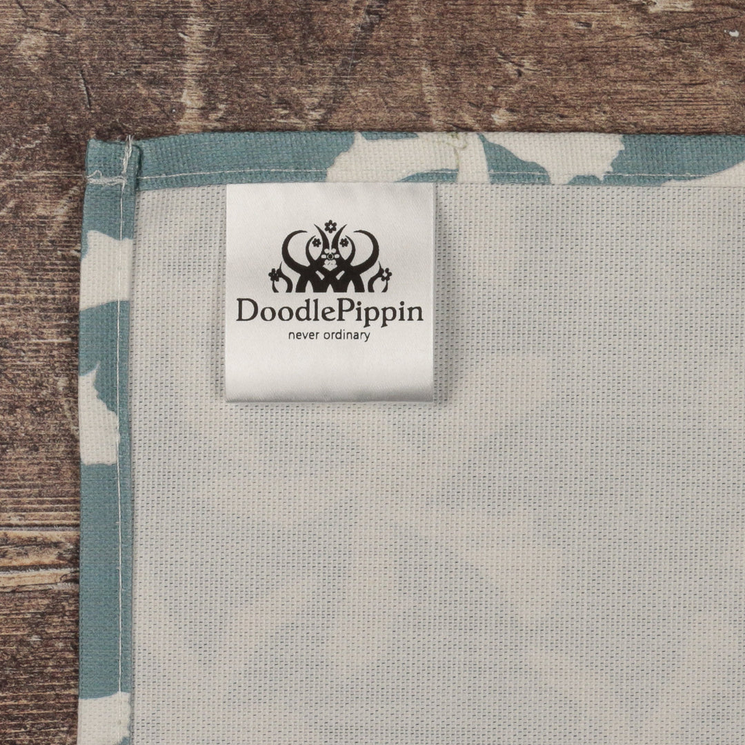 Sale | Jasmine Flowers tea towel - Aqua - 100% Cotton