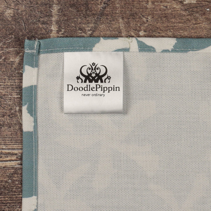 Sale | Jasmine Flowers tea towel - Aqua - 100% Cotton