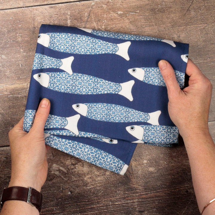 Ocean Shoal tea towel