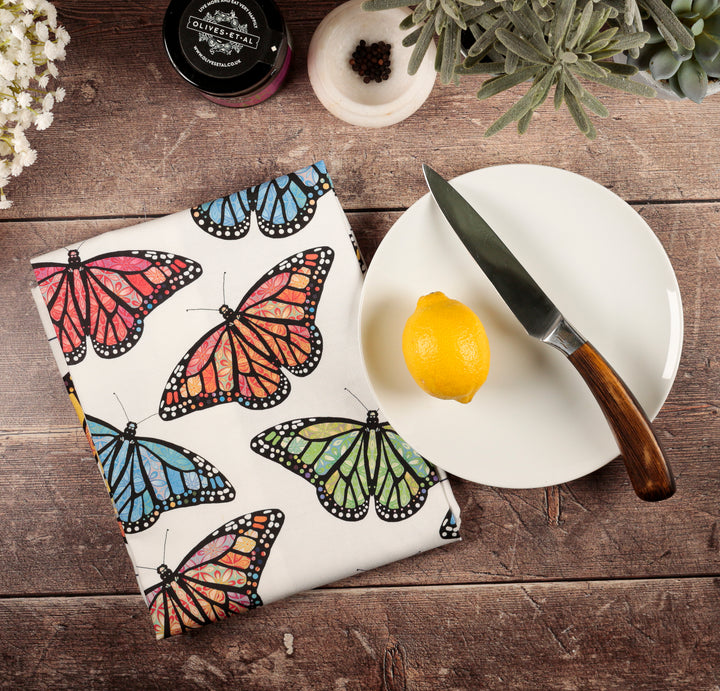 Sale | Butterfly tea towel - 100% Cotton