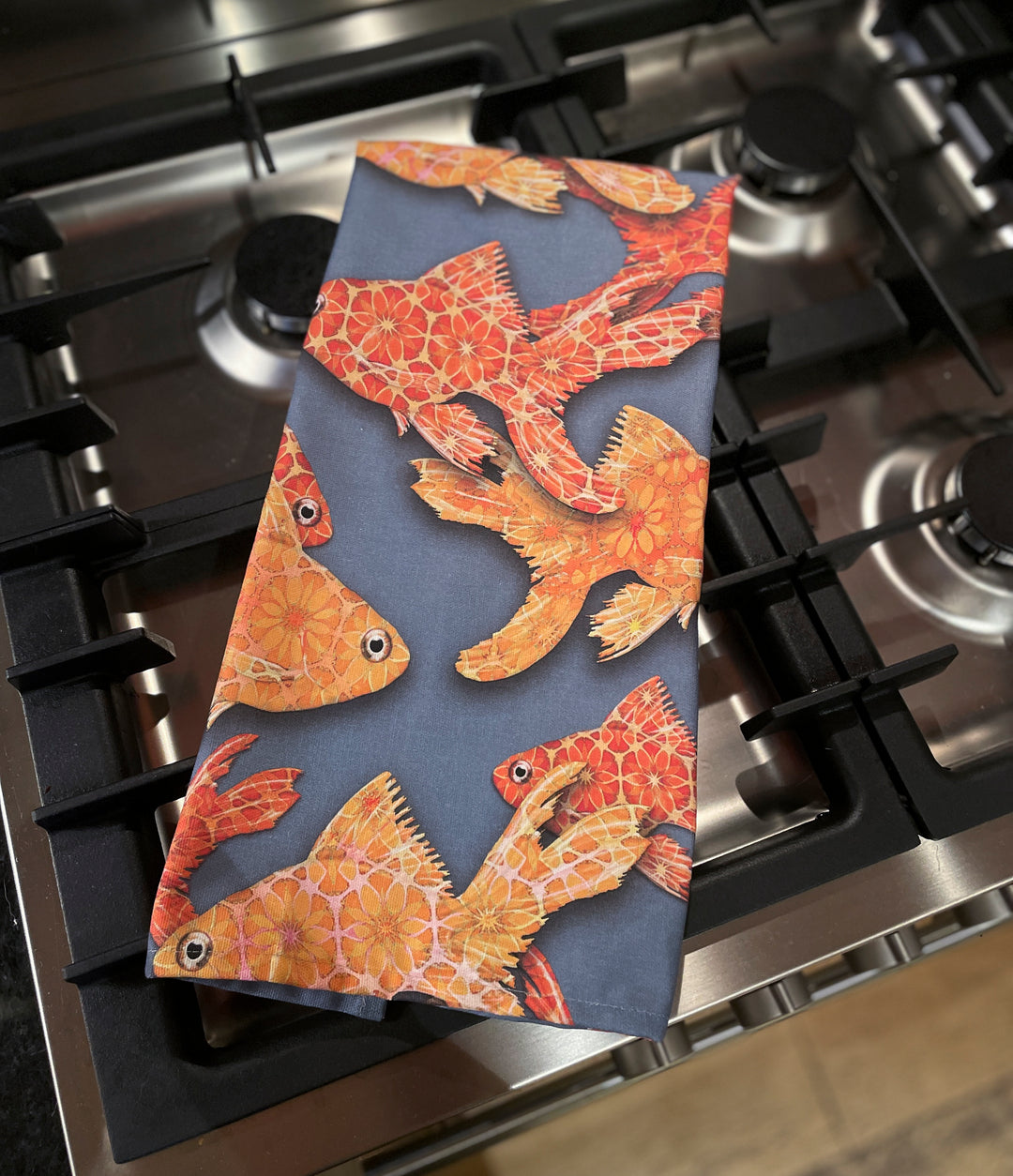Sale | Goldfish tea towel - 100% Cotton