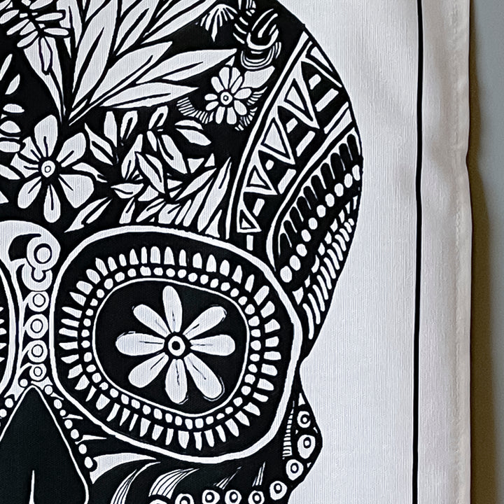 Sale | Day of the Dead / Illustrated Skull tea towel - 100% Cotton