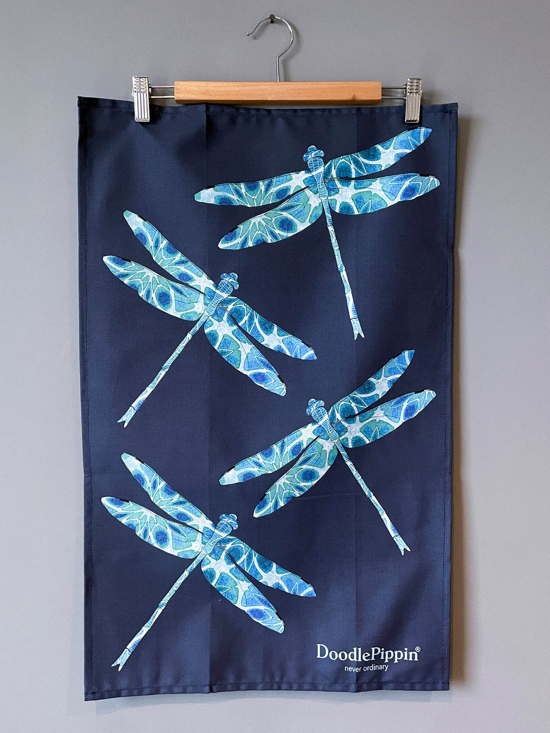 Dragonfly tea towel - 100% Cotton