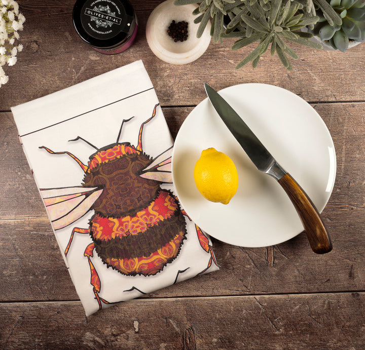 Sale | Queen Bee tea towel - 100% Cotton