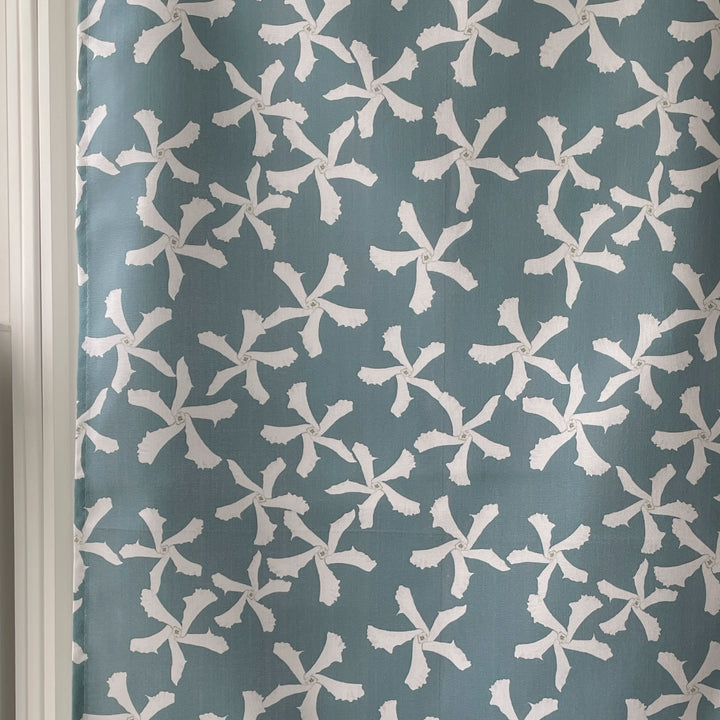 Sale | Jasmine Flowers tea towel - Aqua - 100% Cotton