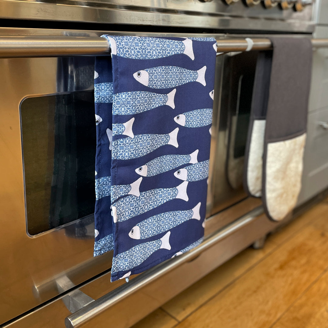 Ocean Shoal tea towel