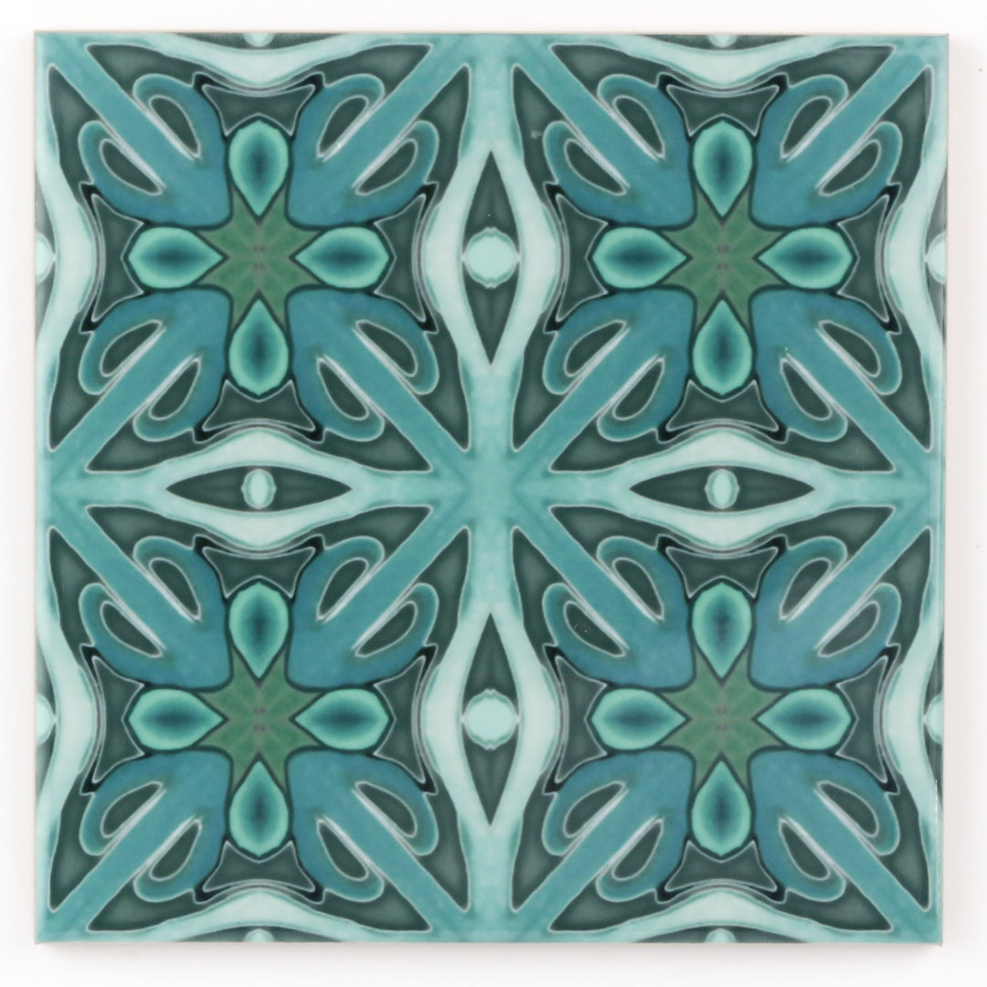 Malachite Green Twining Tiles