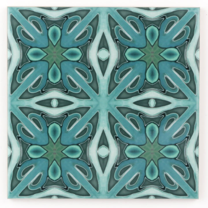 Malachite Green Twining Tiles