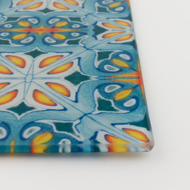 Alhambra blue orange trivet